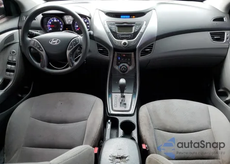 2013 Hyundai Elantra Gls from USA, damaged, VIN 5NPDH4AE8DH195852